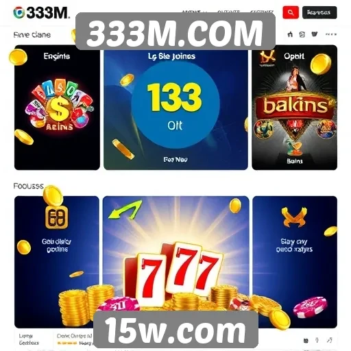 Análise das funcionalidades do site de jogos 333M.COM